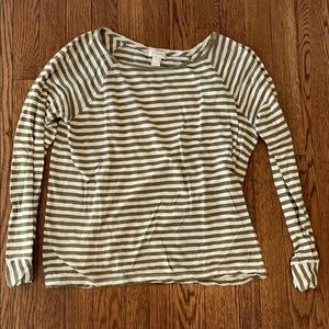 Tight stripped long sleeve